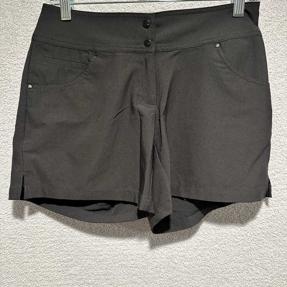 Slazenger Womens Black Golf Shorts